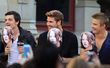 Josh Hutcherson, Liam Hemsworth und Alexander Ludwig mussten kompensieren, dass Jennifer Lawrence in Toronto fehlte