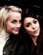 Das tat Nina Dobrevs Stimmung aber keinen Abbruch - sie hatte Spaß mit Julianne Hough