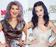 Kelly Osbourne und Katy Perry haben jetzt beide lila Haare