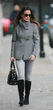Pippa Middleton zeigt mit der Trendfarbe Grau ein sicheres Modegespür