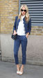 Die blaue, gepunktete Hose von Poppy Delevigne ist wirklich süß