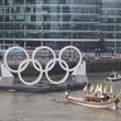 Die Olympischen Ringe in London