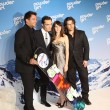 Die vier Darsteller aus Powder Girl: Ken Duken, Ed Westwick, Felicity Jones und Adam Bousdoukos