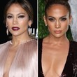 Jennifer Lopez probiert auch mal verschiedene Make-up Looks aus