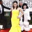 Zu den Golden Globes kam sie in einem gelben Abendkleid und sah hinreißend aus