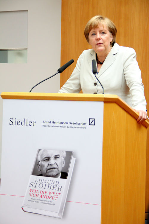 Merkel bekam den Titel bereits zum 7. Mal