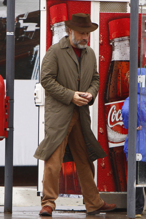 Christoph Waltz at Berlin Tegel