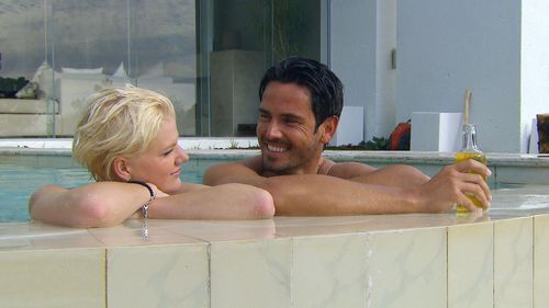 Bachelor Jan und Melanie sehen sich bei Pool Champions wieder