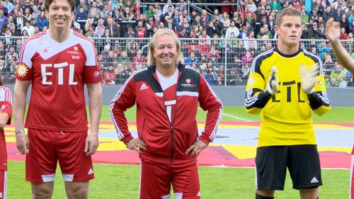 Robert Geiss machte bei Kicken für den guten Zweck mit
