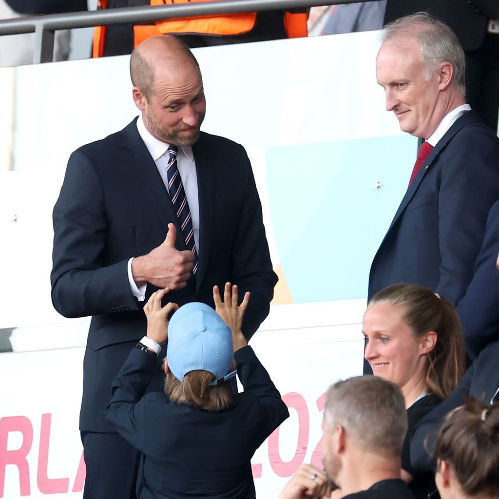 Prinz William bei der Fußball-Europameisterschaft der Frauen 2025