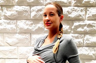 Alessandra Meyer-Wölden kurz vor der Geburt ihrer Zwillinge Alessandra Meyer-Wölden kurz vor der Geburt ihrer Zwillinge