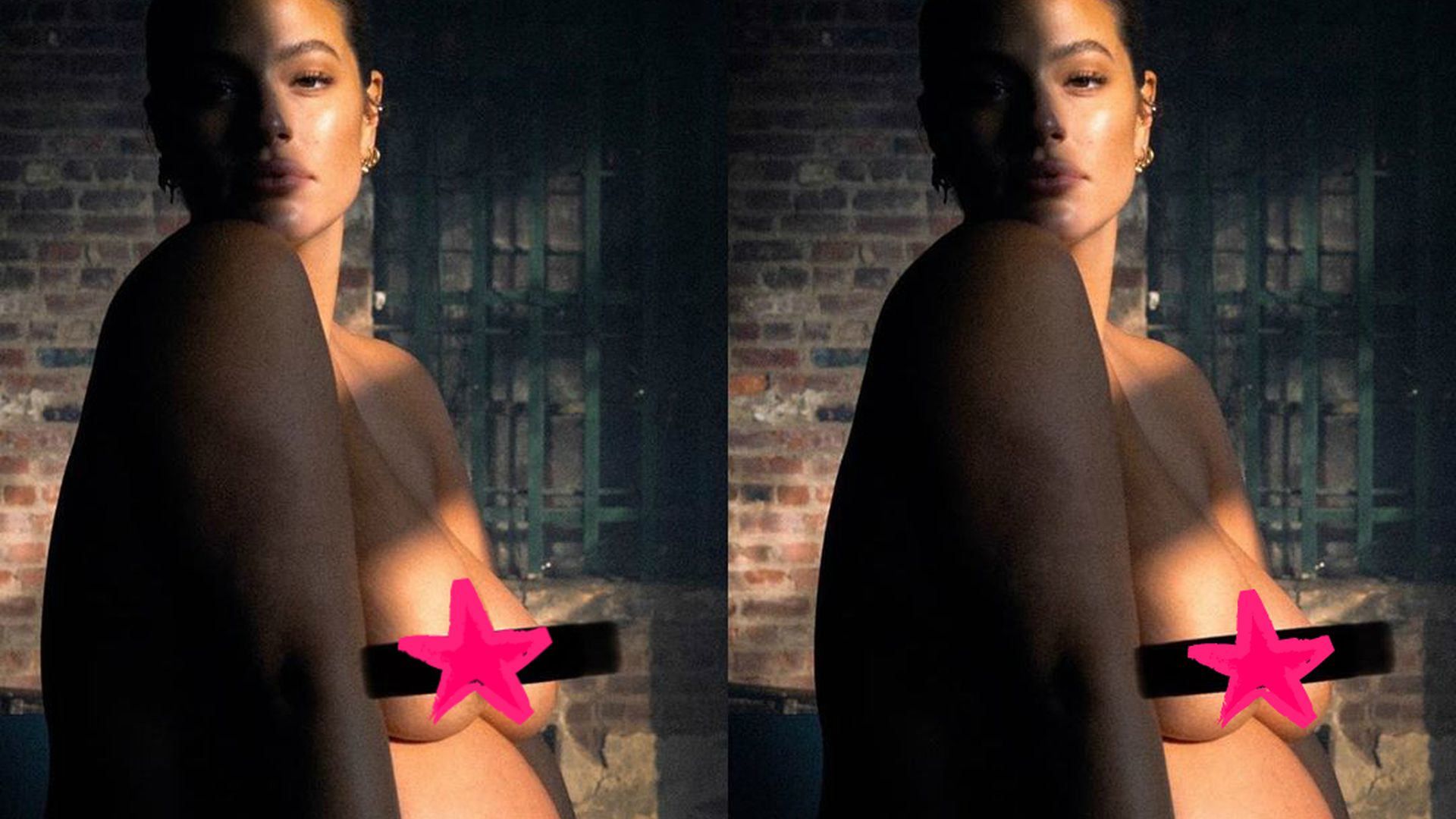 Sexy curves on display: Ashley Graham poses nude for latest series