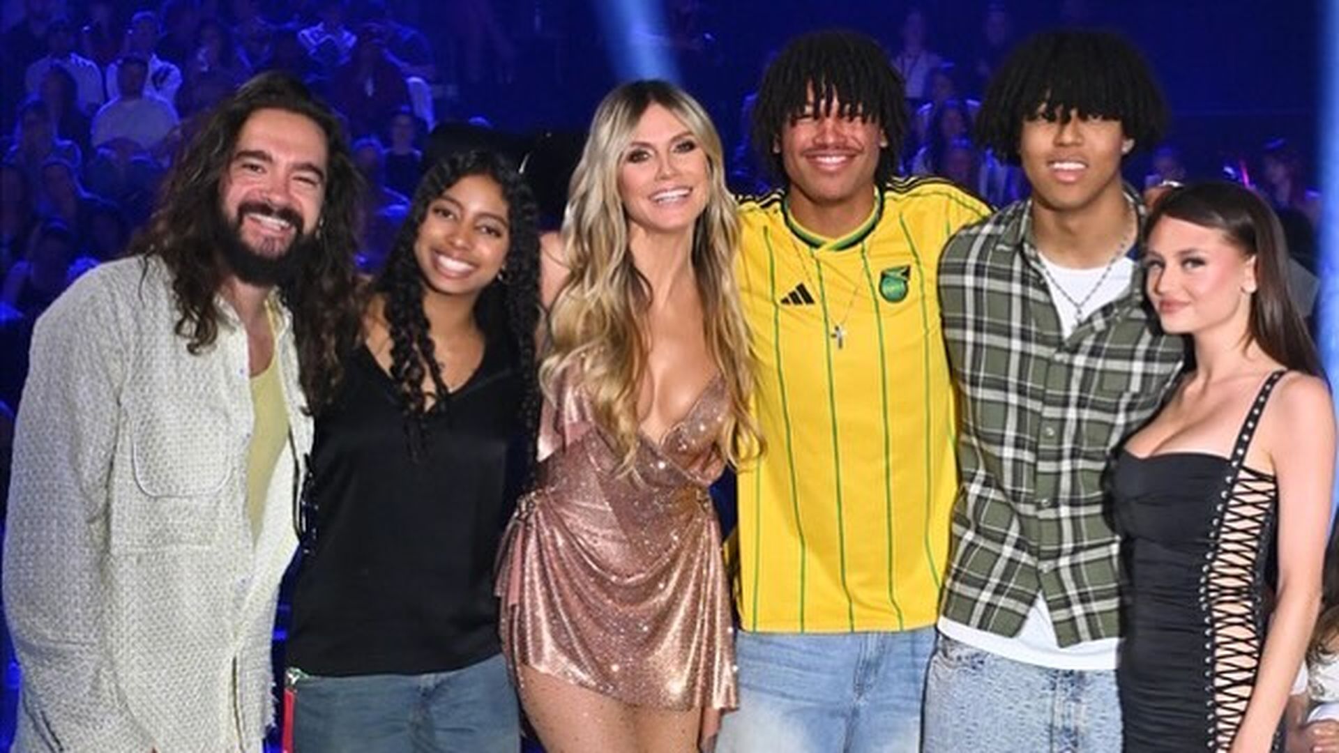 Selten Heidi Klum Posiert Mit All Ihren Vier Kids Und Tom Selten Heidi Klum Posiert Mit All Ihren Vier Kids Und Tom