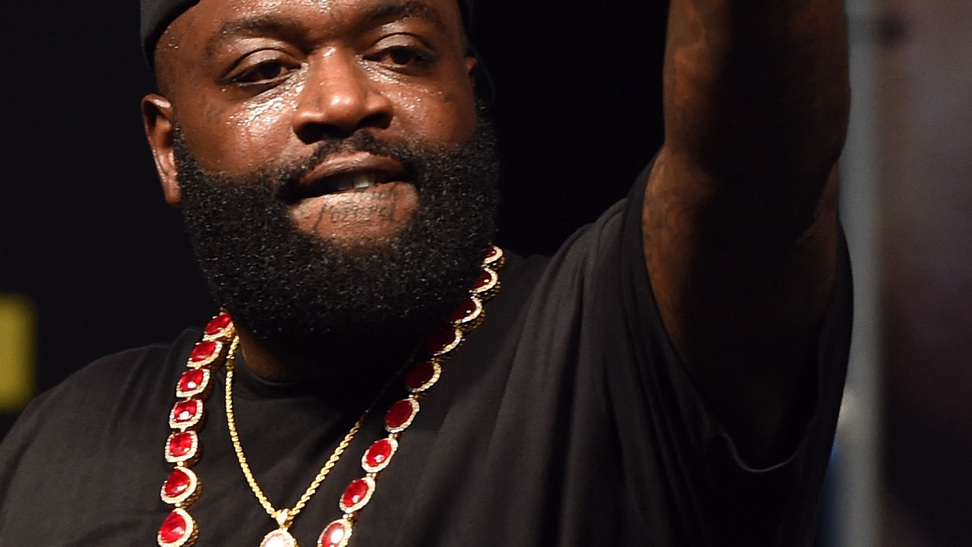 Sprechendes Kinn Rick Ross ist