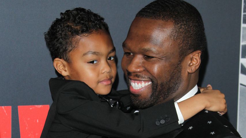 Putziger Gangster-Daddy: 50 Cent mit Söhnchen auf Red Carpet