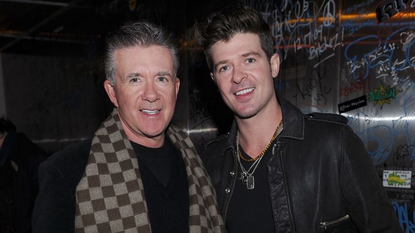 Alan und Robin Thicke beim Sundance Film Festival 2012 in Utah