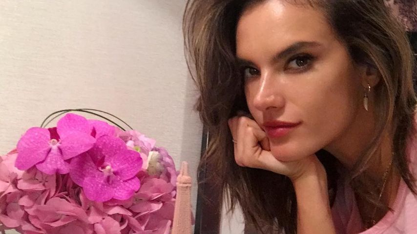 Victoria's Secret Model Alessandra Ambrosio in Paris