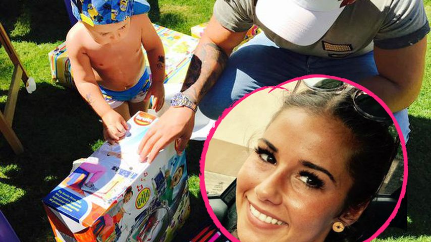 Papa-Sohn-Tag mit Mama Sarah: Pietro postet Reunion-Video!