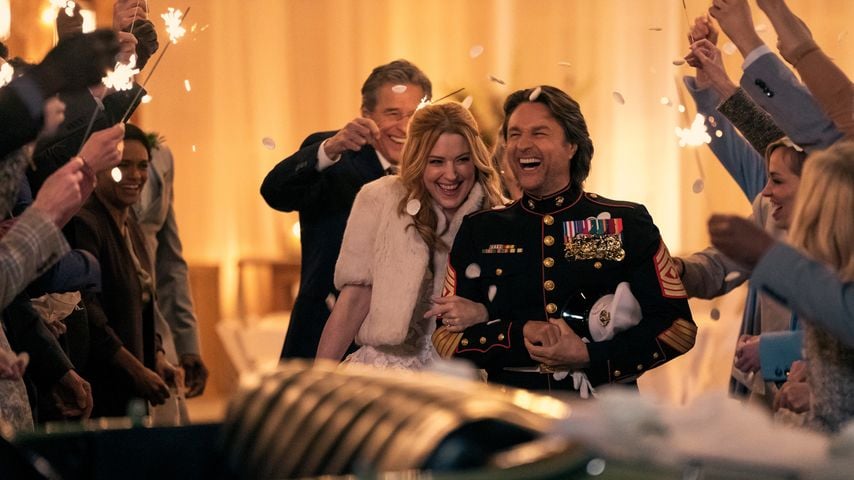 Alexandra Breckenridge als Mel Monroe, Martin Henderson als Jack Sheridan in "Virgin River"