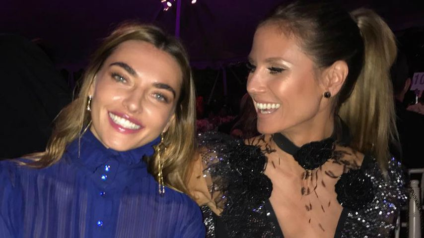 Alina Baikova und Heidi Klum