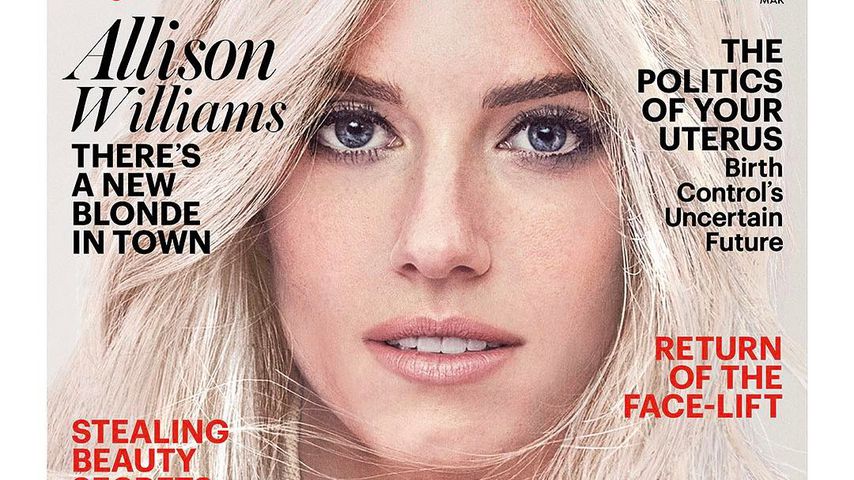 Allison Williams auf dem Allure-Cover vom März 2017