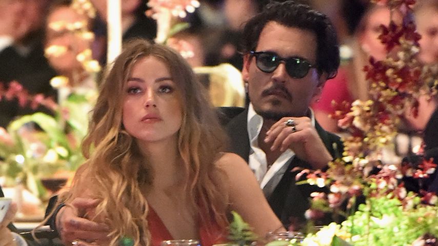 Amber Heard und Johnny Depp zusammen bei einer Gala