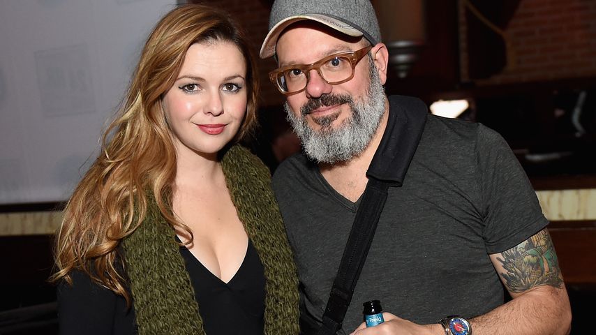 Amber Tamblyn und David Cross 2015 in New York