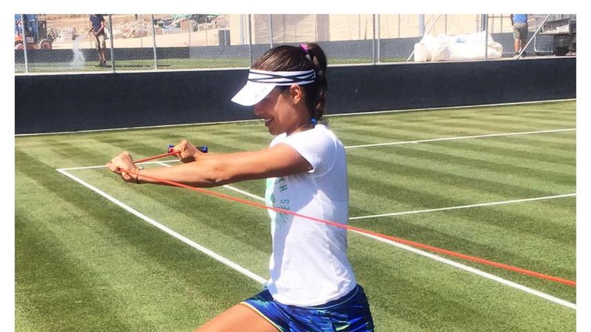 Ana Ivanovic beim Training