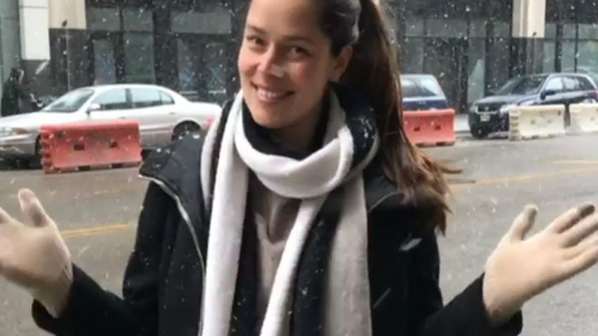 Ana Ivanovic hochschwanger: Süßer Babybauch-Dance im Schnee!