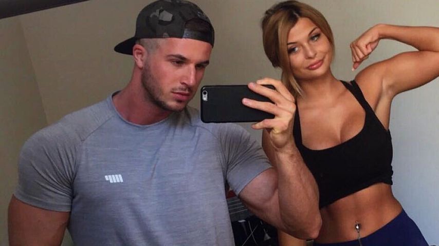André Merzdorf und Lisa G. beim Sport