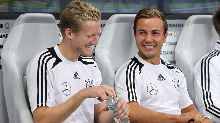 André Schürrle und Mario Götze beim Freundschaftsspiel Deutschland-Argentinien 2012