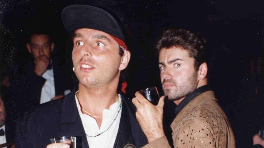Andros Georgiou mit seinem Cousin George Michael