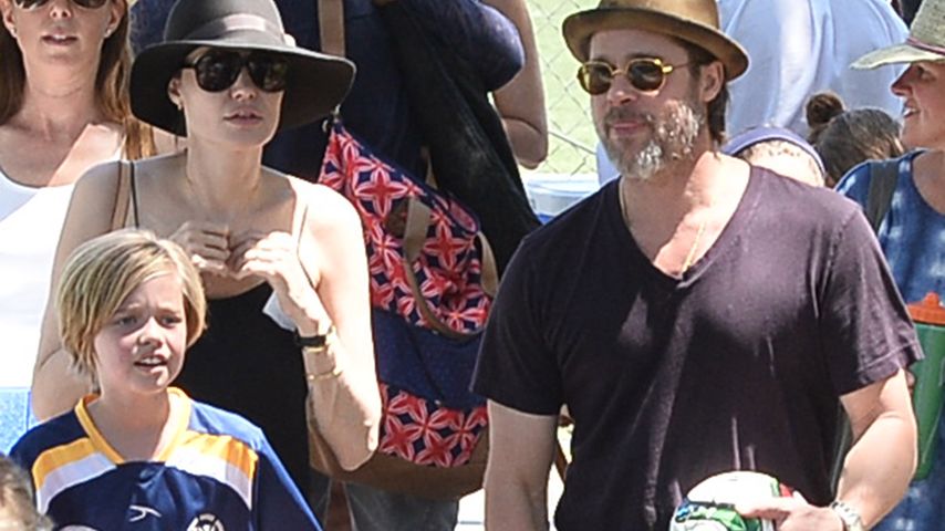 Angelina Jolie und Brad Pitt mit Tochter Shiloh