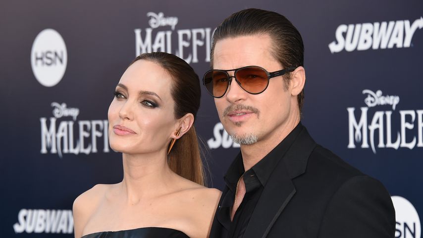 Angelina Jolie und Brad Pitt bei einer Premiere