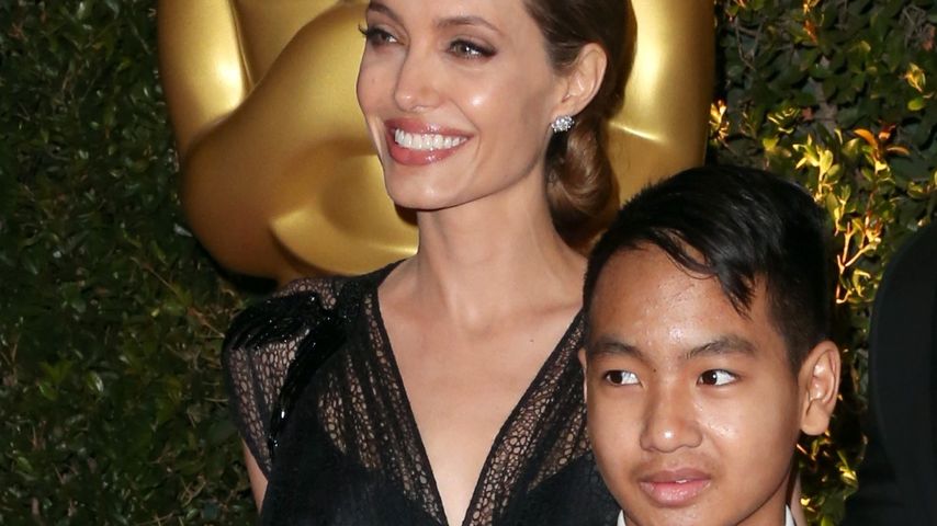 Angelina Jolie und Maddox Jolie-Pitt bei den Oscars 2015