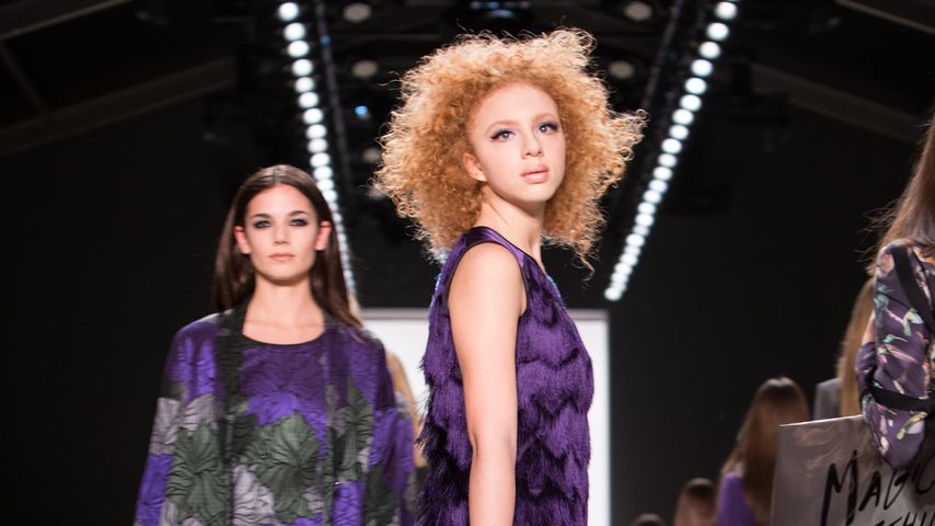 Anna Ermakova während der Mercedes Benz Fashion Week Berlin