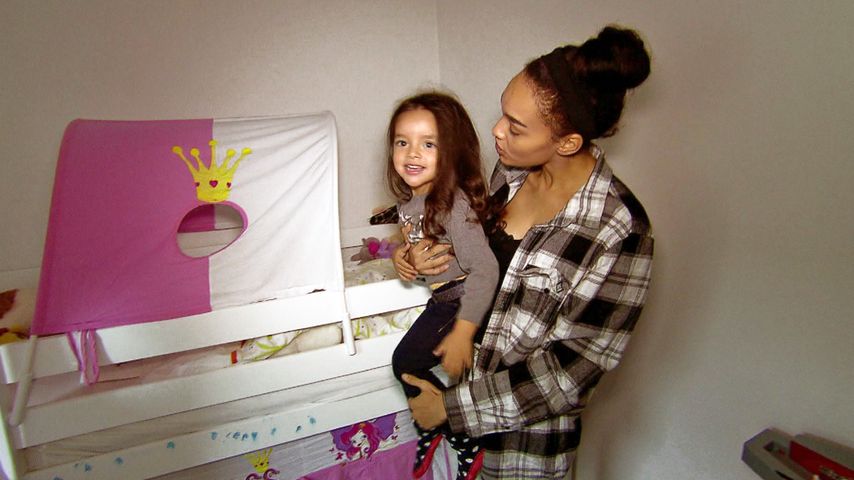 Anna-Lena Schubert mit ihrer Tochter Lilija