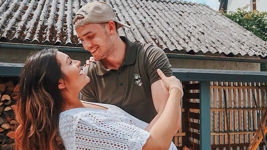 Zum ersten Mal: Anna Maria Damm & Julian ohne Baby unterwegs