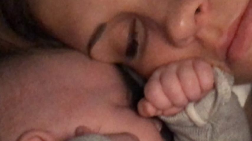 Anna-Maria Zimmermann mit ihrem Sohn Matti