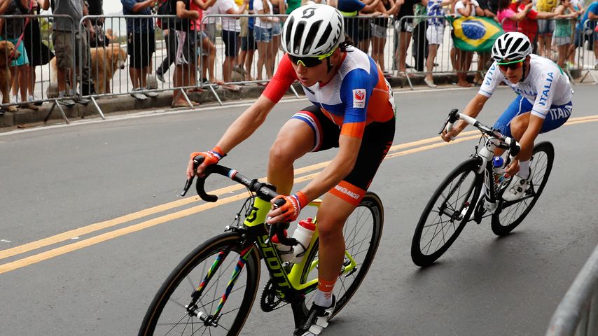 Annemiek Van Vleuten beim Straßenrennen bei Olympia 2016 in Rio de Janeiro