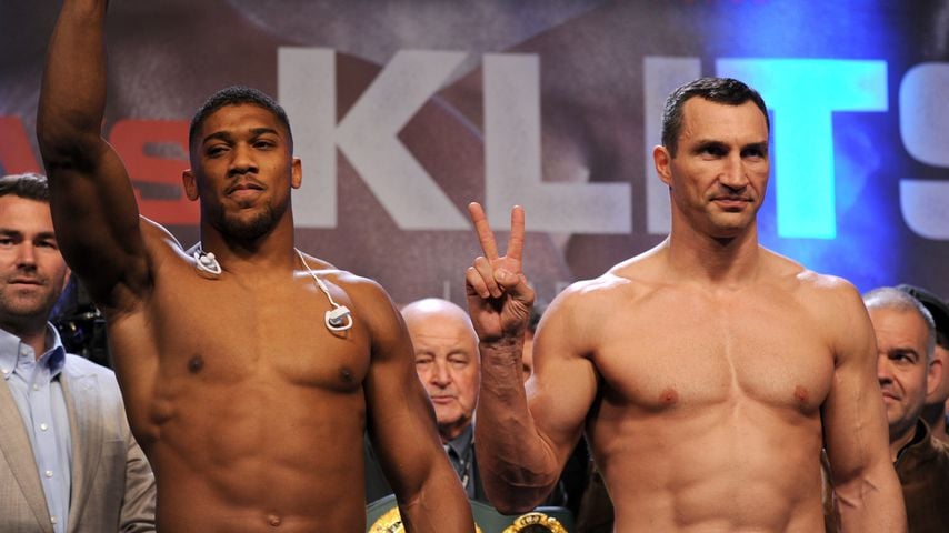 Anthony Joshua und Wladimir Klitschko, Box-Profis