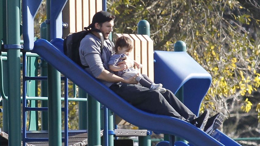 Ashton Kutcher und Tochter Wyatt 2016