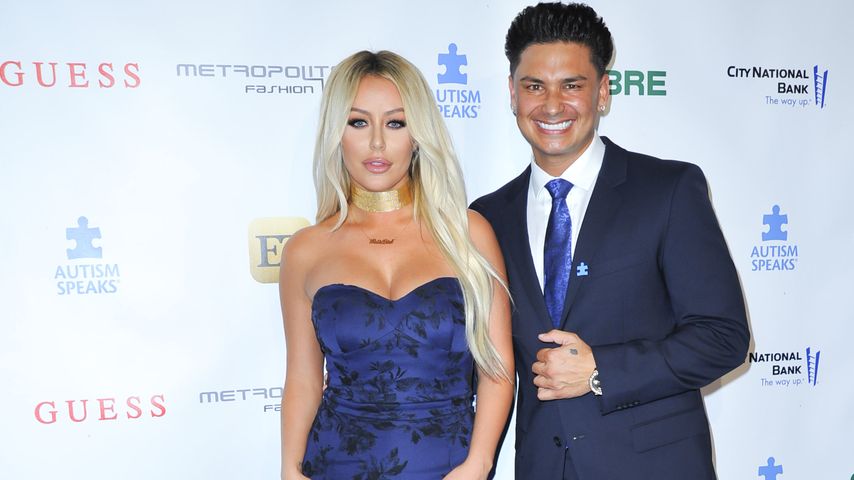 Aubrey O'Day und DJ Pauly D bei der Autism Speaks 'La Vie En Blue' Fashion Gala 2016 in Burbank