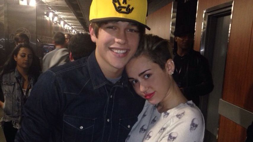 Austin Mahone und Miley Cyrus 2013