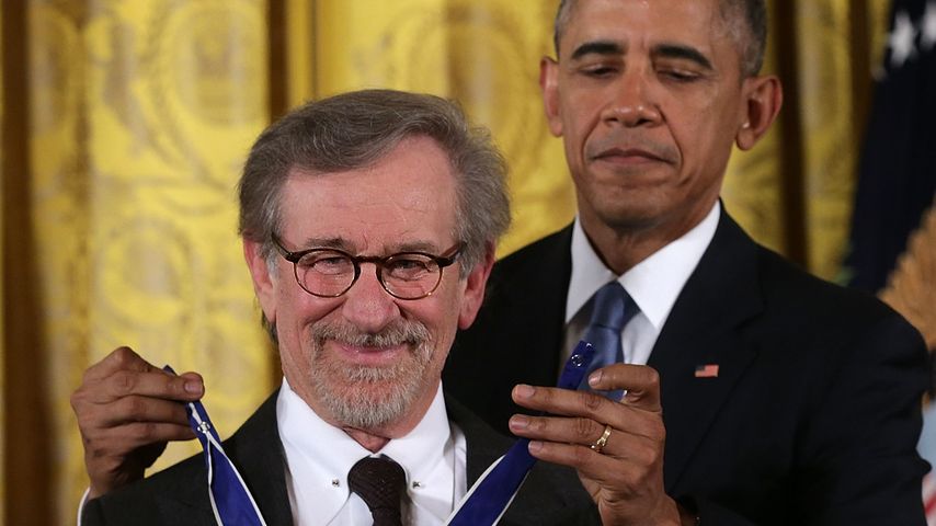 Barack Obama und Steven Spielberg