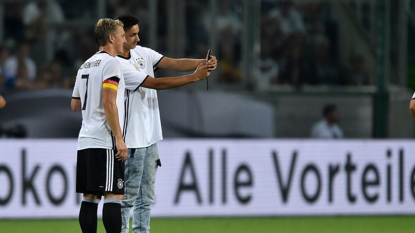 Bastian Schweinsteiger in Mönchengladbach