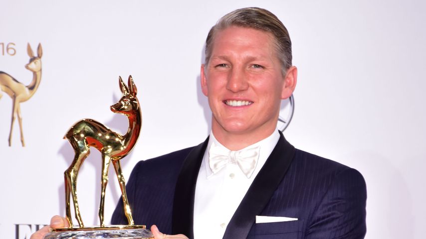 Bastian Schweinsteiger mit dem Bambi