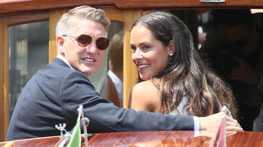 Bastian Schweinsteiger und Ana Ivanovic an ihrem Hochzeitstag in Venedig