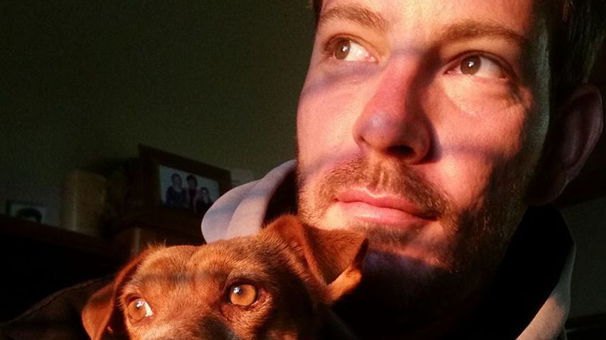 Bauer Gerald mit seinem Hund Alfie