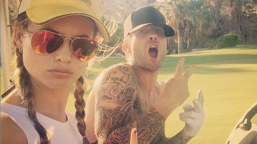 adam levine und Behati Prinsloo